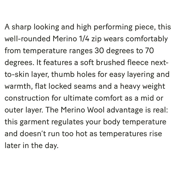 Duck Camp 1/4 Zip Merino Wool Jacket - Picture 2 of 12